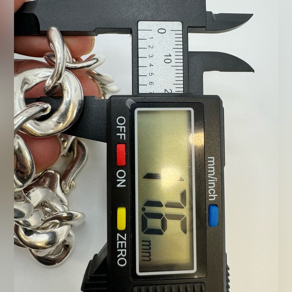 David yurman two tone buckle curb chain bracelet - Picture 11 of 11